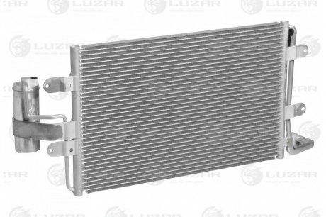 Радиатор кондиционера octavia (96-)/golf iv (96-)/bora (99-) мкпп/акпп LUZAR LRAC 18J0