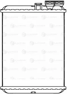 Радиатор отопителя для а/м Volvo S60 (00-)/S70 (97-)/S80 (98-)/V70 (00-)/XC70 (0 LUZAR LRh1056