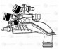 Термостат для а/м PSA C5 (08-)/508 (11-) 1.6i (с корпусом LUZAR LT 2072 (фото 1)