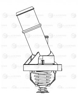 Термостат для а/м Mazda 3 (BK) (03-) 2.0i (с корпусом) (82°С) LUZAR LT 2520