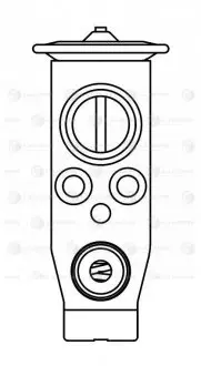 Клапан расш. кондиционера (ТРВ) для а/м Skoda Octavia (A7) (13-) (тип Valeo) LUZAR LTRV 1852