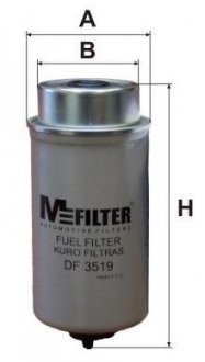 Фільтр палива MFILTER DF 3519 (фото 1)