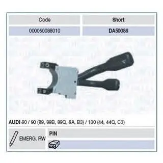 AUDI перемикач склоочисників 80 89-91 MAGNETI MARELLI 000050088010