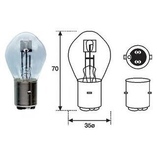 Автолампа S2 12V 35/35W BA20d MAGNETI MARELLI 002588200000