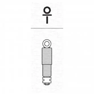 Амортизатор газовый задний LAND ROVER DISКрышкаY (94-) [352304070000] MAGNETI MARELLI 2304G