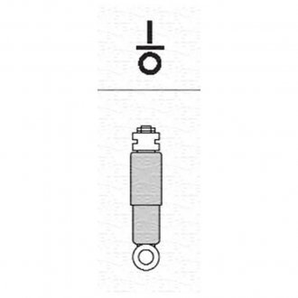 Амортизатор газовый задний MITSUBISHI PAJERO (91-) [352802070000] MAGNETI MARELLI 2802G (фото 1)