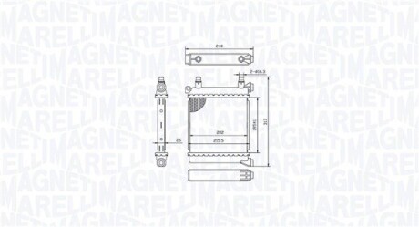 BMW Радіатор сист. охолодження 1 (F40), 2 Gran Tourer (F46), X1 (F48), X2 (F39), MINI MAGNETI MARELLI 350213214500 (фото 1)