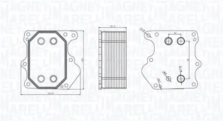 Масляний радіатор MAGNETI MARELLI 350300000500