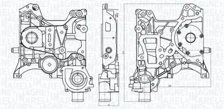 OPEL помпа мастила ASTRA H 1.8 06-10, CORSA E (X15) 1.6 Turbo 15-, CHEVROLET CRUZE (J300) 1.8 09- MAGNETI MARELLI 351516000048
