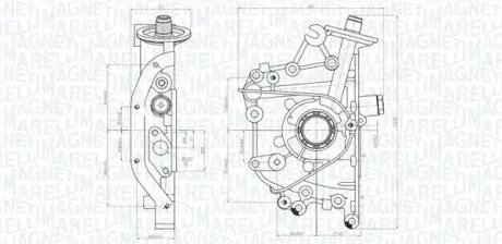 HYUNDAI Оливний насос ACCENT II 00-, ACCENT III 05-, ELANTRA III 00-, GETZ 05-, KIA MAGNETI MARELLI 351516000114