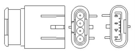 FORD Кисневий датчик (лямбда-зонд) KA 1.2 08-, FIAT, LANCIA MAGNETI MARELLI 466016355154 (фото 1)