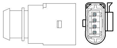 VW Кисневий датчик (лямбда-зонд) LOAD UP, UP!, SKODA MAGNETI MARELLI 466016355180