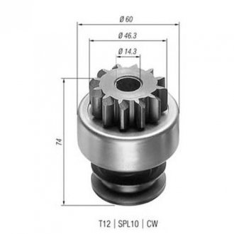 Бендикс стартера MAGNETI MARELLI 940113020150