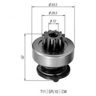 Бендикс (z=11) alfa fiat lancia jeep chrysler MAGNETI MARELLI 940113020217