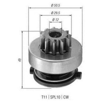 Бендикс стартера MAGNETI MARELLI 940113020366