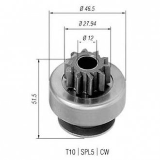 Бендикс стартера MAGNETI MARELLI 940113020424