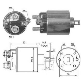 Соленоид opel combo 1.7d- hitachi MAGNETI MARELLI 940113050022 (фото 1)