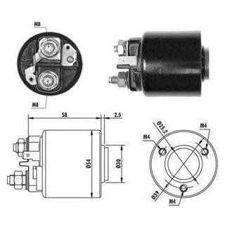 Втягивающее реле стартера MAGNETI MARELLI 940113050060