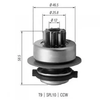 Бендикс (z=9) VW 1,6D: Golf II, Jetta, 2,5TDI: Multivan,T4 MAGNETI MARELLI AMB0171