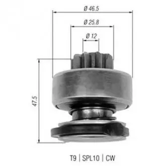 Бендикс (z=9) opel 1,8 citroen xm 2,0 peugeot 306 1,8/2,0 renault [940113020329] MAGNETI MARELLI AMB0329