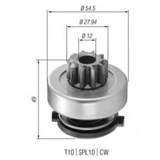 Бендикс (z=10) DB W124/202 OM601,602,604,605 (в т.ч.Sprinter) [940113020365] MAGNETI MARELLI AMB0365