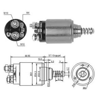 Втягивающее реле стартера iveco daf khd MAGNETI MARELLI AME0187