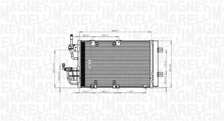 Конденсер кондиціонера MAGNETI MARELLI BC771