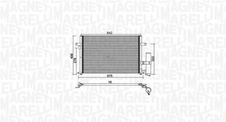 Конденсер кондиціонера MAGNETI MARELLI BC912