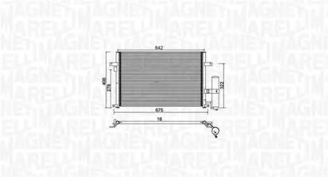 Конденсер кондиціонера MAGNETI MARELLI BC912