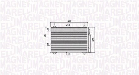 Конденсер кондиціонера MAGNETI MARELLI BC936