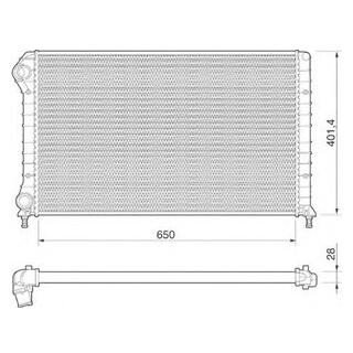 Радіатор FIAT DOBLO 1.2, 1.4 MAGNETI MARELLI BM179