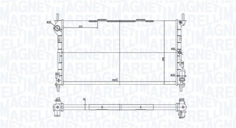 Радіатор охолоджування MAGNETI MARELLI BM1812 (фото 1)