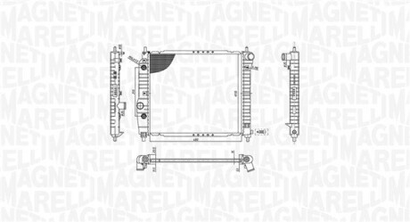 Радіатор охолоджування MAGNETI MARELLI BM1973 (фото 1)