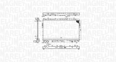 Радіатор охолоджування MAGNETI MARELLI BM1976