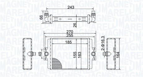 Радіатор BMW 3 F30 MAGNETI MARELLI BM2025