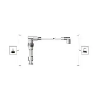 Комплект високовольтних проводів EQ OPEL ASTRA 16V 1.4I [941319170015] MAGNETI MARELLI MSQ0015