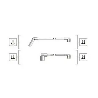 Комплект високовольтних проводів EQ MITSUBISHI [941319170117] MAGNETI MARELLI MSQ0117