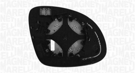 Стекло пер. левого зеркала с подогр. VW Tiguan 08- MAGNETI MARELLI RV90091 (фото 1)