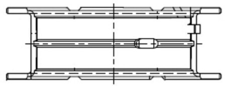 Вкладиші корінні (пара) 0,25 PASS-L MB 1,8/2,1CDi OM651 SPUTTER 06- (1) (Mahle) MAHLE ORIGINAL 001 FL 21834 025