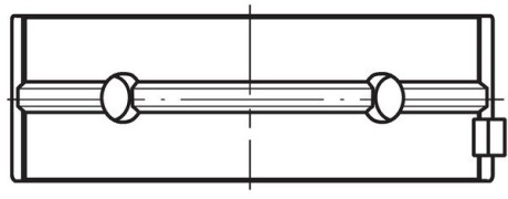 Вкладыши коренные (1 шея). MAN D2555/56/65/66/D2866/MB OM441/OM447 MAHLE ORIGINAL 001 HL 10220 000 (фото 1)