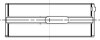 Вкладиші корінні HL 0.5 MB 1,8/2,1CDi OM651 SPUTTER 06- (4) SPUTTER (Mahle MAHLE ORIGINAL 001 HL 21956 050 (фото 1)