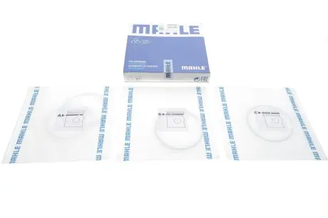 Кольца поршневые FORD 91,30 2,0 OHC -93 1,6 x 2,0 x 4,0 MAHLE ORIGINAL 014 22 N1