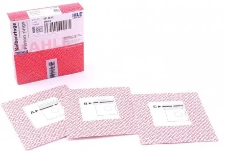 Кольца поршневые RENAULT 80,50 F9Q 1,9TD MAHLE ORIGINAL 021 58 V2