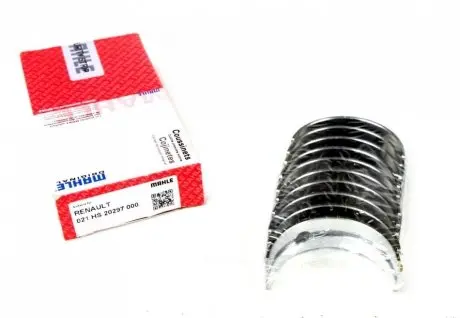 Вкладыши коренные RENAULT HL STD G8T/G9T/G9U 2,2/2,5TD MAHLE ORIGINAL 021 HS 20297 000