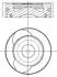 Поршень MAHLE ORIGINAL 021 PI 00128 000 (120A11104R, 120A13419R, 120A17296R) (фото 1)