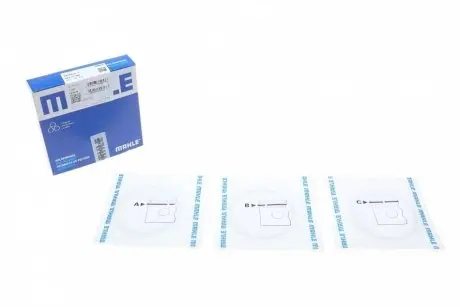 Кольца поршневые 76,50 K9K 1,5DCi MAHLE ORIGINAL 022 01 N2