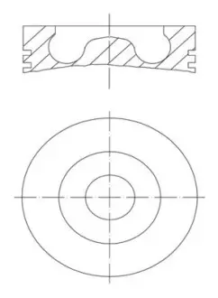 Поршень Mahle MAHLE ORIGINAL 0280202
