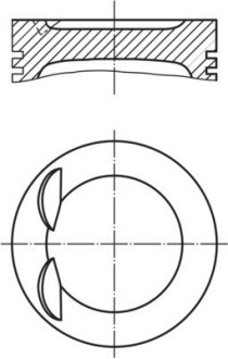 Поршень MAHLE ORIGINAL 028 PI 00134 000