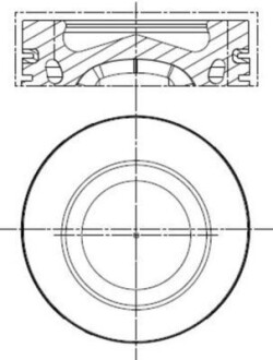 Поршень двигуна MAHLE ORIGINAL 028 PI 00140 000