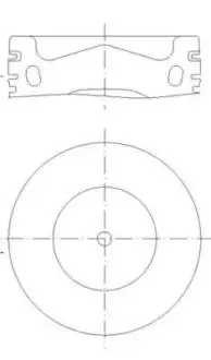 Поршень двигателя MAHLE ORIGINAL 028 PI 00158 000